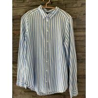 ราคา เสื้อเชิ้ตสีฟ้าขาวยี่ห้อH&M ไซด์32 (28050714860)