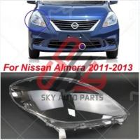 ราคา สําหรับ Nissan Almera 2011 2012 2013ไฟหน้ารถฝาครอบเลนส์เปลือกไฟหน้าฝาครอบเลนส์ฝาครอบไฟหน้ารถ (42376466751)