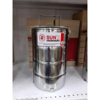 ราคา SUNZ ปิ่นโตสแตนเลส 14 ซม. 4 ชั้น ตราพระอาทิตย์ (สินค้าในเครือหัวม้าลาย) (28587111368)