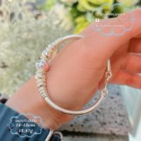 ราคา กำไลสุโขทัย กำไลแต่งประคำ ลงยาสีพาสเทล กำไลเงินสุโขทัย กำไลสุโขทัยลงยา ผลิตจาก เงิน99.99 (47807078586)