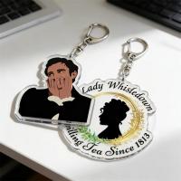 ราคา Bridgerton mica อะคริลิค Lady Whistledown Anthony Daphne พวงกุญแจ, อุปกรณ์ตกแต่ง, กระเป๋าถือ, กระเป๋าเป้สะพายหลัง, ของขวัญพัดลมหนัง (48758767484)