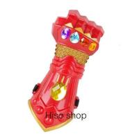ราคา ถุงมืออินพินีตี้กาเร็ต สีสันสวยงาม มีอัญมณี Infinity Gauntlet Stone (19980390481)