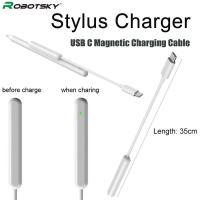ราคา Robotsky Type-C Magnetic Wireless Cable Apple Pencil 2nd Gen - Pencil Pro - Stylus Magnet รองรับการชาร์จ Apple Pencil 2 3 สายปากกา (40855740933)