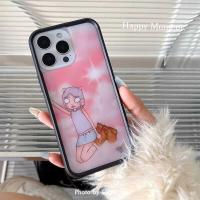 ราคา ▥ Wildwer Ins Pink Sex Lip Print Phone Case For Iphone 16 15 14 13 12 Pro Max 16Plus WF Cart (51707549555)