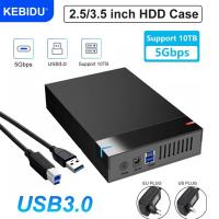ราคา 3.5 นิ้ว HDD Case USB 3.0 ถึง SATA ฮาร์ดไดรฟ์ภายนอก Reader รองรับ 10TB Hard Drive Enclosure อะแดปเตอร์ความเร็วสูงสําหรับ PC Lapop (42969730024)