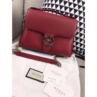ราคา NewGUCCI Interlocking Shoulder Bag ขนาด : 10.25" (L) × 7.25" (H) × 3.5" (D) นิ้ว สีเบจ แดง เทา สวย เรียบ หรู (13256475716)