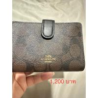 ราคา กระเป๋าสตางค์ ใบสั้น Coach ของแท้100% (26802953882)