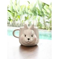 ราคา แก้วเซรามิค หัวสัตว์ กระต่ายน้อย(ขาว) (22974783541)