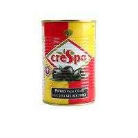 ราคา Crespo Pitted Black Olives 425ml (เครสโป มะกอกดำไร้เม็ดในน้ำเกลือ 425มล)
