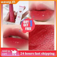 ราคา 【Haipink】ลิปกลอส ลิปบาล์ม ลิปสติกสีจางบำรุงริมฝีปาก ซื้อ 1 แถม 1 เครื่องสำอางความงาม ติดทนนาน WAVETH (57207657859)