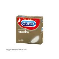 ราคา ดูเร็กซ์ ถุงยางอนามัยรุ่นเฟเธอร์ไลท์ Durex Fetherlite Condom 52.5mm. 3Pcs. (55409532863)