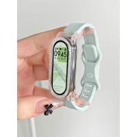 ราคา สายนาฬิกาซิลิโคนสปอร์ตพร้อมเคสเพชรสําหรับ Xiaomi Mi Band 8 7 สายรัดข้อมือ Mi Band 6 5 4 3 สายรัดข้อมือสําหรับสร้อยข้อมือ Xiaomi MiBand (26960281678)
