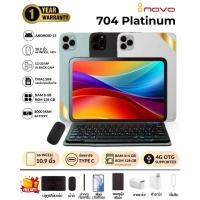 ราคา *แถมคีย์บอร์ด+เม้าส์* Inovo Tablet 704 platinum หน้าจอ 10.9 นิ้ว จอincell 4+128GB 4G 2ซิม กล้องหลัง 13 ล้าน แบต6500mAh (41530087042)