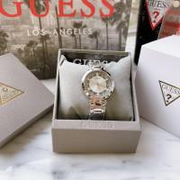 ราคา ตัวเรือนสเตนเลสเงิน ประดับคริสตัล ✨ นาฬิกา GUESS GW0470L1 CRYSTAL CLEAR SILVER (27159897617)
