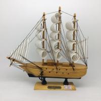 ราคา เรือสำเภาไม้ เกรดเอ ใบเรือเป็นผ้าสวยงาม (1237269062)
