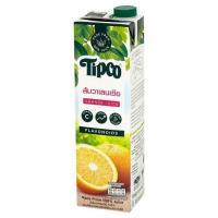 ราคา [สินค้าส่งด่วน] ทิปโก้น้ำส้มวาเลนเซีย100% 1000มล. TIPCO VALENCIA ORANGE JUICE 1 LT. (49508894588)