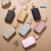 ราคา WOAY ออร์แกนกุญแจรถ, กระเป๋ากุญแจรถขนาดเล็ก PU, กระเป๋าบลิงเงา (46961405154)