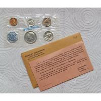 ราคา USA ชุดเหรียญขัดเงา 5 เหรียญ ปี 1964 Washington, Kennedy, Roosevelt #เงินขัดเงา .900 Silver (27413143093)