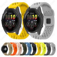 ราคา สายยางซิลิโคนระบายอากาศได้นุ่มสำหรับ Garmin vivoactive 5 6/3 Music / Forerunner 55/165/245/645/158/168 / Approach S50 (28381171089)