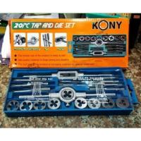 ราคา ต๊าปชุด ชุดต๊าปเกลียว 20ชิ้น ยี่ห้อ KONY รุ่น M3-M12 (24942445480)