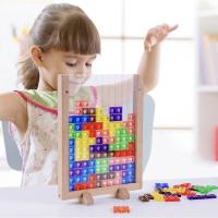 ราคา MooShi - Tetris ตัวต่อแนวตั้ง บล็อกต่อกระดาน (24375157104)