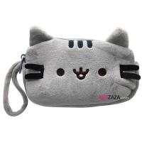 ราคา กระเป๋าลายการ์ตูน ลิขสิทธิ์ Pusheen the Cat ใส่สตางค์ มือถือ เหรียญ ธนบัตร ช่อง 2 ซิป (635833033)