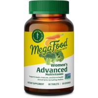 ราคา MegaFood Women's Advanced Multivitamin for Women - Doctor-Formulated With Iron, Choline, Vitamin D, Vitamin C & Zinc - Brain Health - Immune Support - Non-GMO - Vegetarian - 60 Tabs (30 Servings) (520