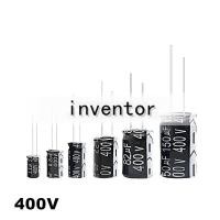 ราคา 5pcs 400V อลูมิเนียม Electrolytic Capacitor 400V 22UF 400V 33UF 47UF 68UF 100UF 150UF (57206536274)