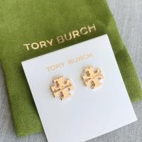 ราคา ต่างหูสีทอง โลโก้ใหญ่ TORY BURCH Large Logo Stud Earring 143362 Tory Gold Square with Pouch Product Number: 143362 (26893945006)