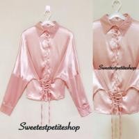 ราคา New!! Satin Shirt เสื้อเชิ้ตซาตินแขนยาว (1482575229)