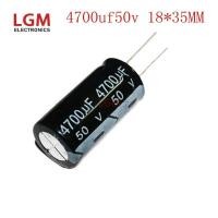 ราคา 5PCS 50v4700uf 4700uf50v 18*35 50v 4700uf 18x35 ตัวเก็บประจุไฟฟ้า (48109760246)