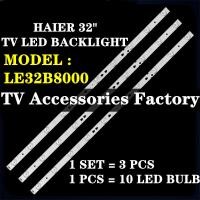 ราคา LE32B8000 HAIER 32" TV LED BACKLIGHT (LAMP TV) HAIER 32 INCH LED TV BACKLIGHT 32B8000 (56307523174)
