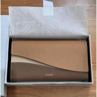 ราคา (พร้อมส่ง)กระเป๋าสตางค์ Polène - Sierra wallet สี Trio camel (44753943598)