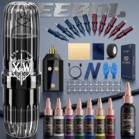 ราคา 【ซื้อ1แถม65】2026ขายดี เครื่องจิ้มรอยสักไร้สาย เครื่องสัก เครื่องสักครบ เครื่องสักสาย เครื่องสักลาย ครบชุด (53258389752)