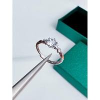 ราคา AB2 แหวนพลอยไวท์ โทปาส WHITE TOPAZ ทรงกลม ก้นแหลม ขนาด 5 มิล พลอยธรรมชาติแท้ 100% (23960755400)