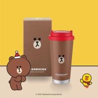 ราคา Starbucks x Line Friends Brown Bear Tumbler 16oz ทัมเบลอร์ หมีบราวน์ 16ออนซ์ (14145978931)