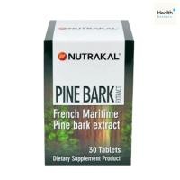 ราคา Pine Bark Extract Nutrakal 30tab นูทราแคล ไพน์ บาร์ค เอ็กซ์แทรก เปลือกสนฝรั่งเศส 30เม็ด {1089} (23869911181)