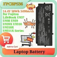 ราคา 14.4V 50Wh 3490mAh FPCBP536 FPB0340S แบตเตอรี่แล็ปท็อปสําหรับ Fujitsu LifeBook U937 U938 U939 U9310X U9310X U9311X Series (57260635083)