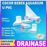 ราคา [20mm] Pvc Duck Cocor 20 x XL | ระบายน้ําตู้ปลา 20mm*XL | การกรองตู้ปลา บ่อปลา (55800741444)