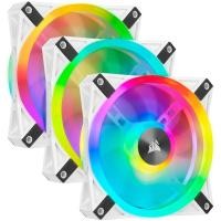 ราคา CORSAIR iCUE QL120 RGB 120mm PWM Triple Fan with Lighting Node CORE (6031855198)