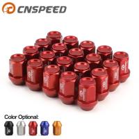ราคา 20pcs Wheel Lug Nuts HEX 19mm 7075-t6 Aluminum M12x1.5 35mm Racing Lug Nut Racing Forged Jdm Styl (27644242869)