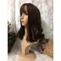 ราคา วิกผมแสกกลางประบ่าลอน วิกผมผู้หญิงสไตล์สาวเกาหลี ผมปลอมไหมแท้100% (2783366769)