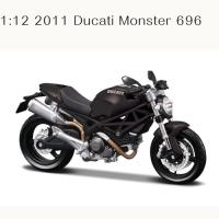 ราคา Meritor รูปที่ 2011 Ducati Monster 696 รถจักรยานยนต์รุ่น 1: 12 จําลองหัวรถจักร Static รถตกแต่งรถรุ่น (56510908522)