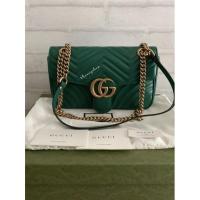 ราคา gucci marmont small green (23204875055)