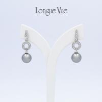 ราคา ต่างหูมุกแฟชั่น Longue Vue (23301193685)