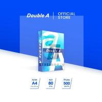 ราคา Double A กระดาษถ่ายเอกสาร A4 80gsm 500 แผ่น จำหน่าย 1 รีม [80gsm 1 รีม] (26310864712)