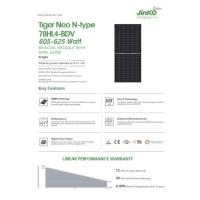 ราคา 5KW 8 แผง Solar Bifacial (แผงสองหน้า) Jinko Tiger Neo 630W N type แผงโซล่าร์เซลล์ (ฟรีค่าจัดส่ง) (28629152520)