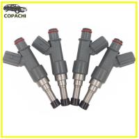 ราคา 4pcs Engine parts Fuel Injector Nozzle 23209-09045 23250-75100 23209-79155 2325075100 For 2009-2010 (56254151176)