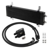 ราคา Brand new Large Dual Pass Bar & Plate Oil Cooler Thermostatic Oil Filter Adapter Hose Kit (47606883345)