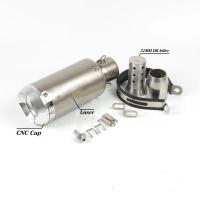 ราคา Universal 51mm Motorcycle Exhaust Pipe Escape Moto Slip-on Muffler for Kawasaki ER6N Z800 Z900 ZX10 (52403495361)
